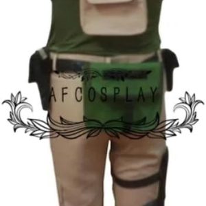 Chris Redfield Uniform COS Uncle Ke Flat head Outfit Halloween Carnival Clothing Cosplay